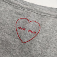Mademoiselle NONNON イタリア製 無地 半袖Ｔシャツ カットソー グレー レディース マドモアゼルノンノン【中古】5-0616S∞
