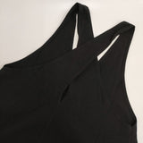 JURGEN LEHL コットン ジャンパースカート J0122UA502 日本製 サイズS ワンピース ブラック レディース ヨーガンレール【中古】5-0823M∞