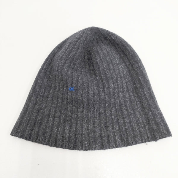 45R/45rpm リブニット 帽子 ニット帽 ニットキャップ チャコールグレー レディース フォーティーファイブアールピーエム【中古】5-1014T◎