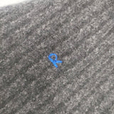 45R/45rpm リブニット 帽子 ニット帽 ニットキャップ チャコールグレー レディース フォーティーファイブアールピーエム【中古】5-1014T◎