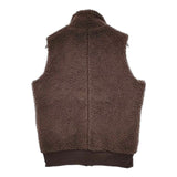 HUG O WaR ボアハイネック ベスト ブラウン レディース ハグオーワー【中古】5-1026T∞