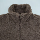 HUG O WaR ボアハイネック ベスト ブラウン レディース ハグオーワー【中古】5-1026T∞