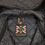 LAVENHAM キルティング ウール フード付き 中綿 コート ネイビー レディース ラベンハム【中古】5-1026T∞