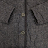 LAVENHAM キルティング ウール フード付き 中綿 コート ネイビー レディース ラベンハム【中古】5-1026T∞