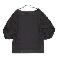 cloth&cross Hug O War ワイドチューリップスリーブカットソー 24SS ブラック レディース クロス＆クロス ハグオーワー【中古】5-0415S♪