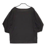 cloth&cross Hug O War ワイドチューリップスリーブカットソー 24SS ブラック レディース クロス＆クロス ハグオーワー【中古】5-0415S♪