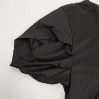 cloth&cross Hug O War ワイドチューリップスリーブカットソー 24SS ブラック レディース クロス＆クロス ハグオーワー【中古】5-0415S♪