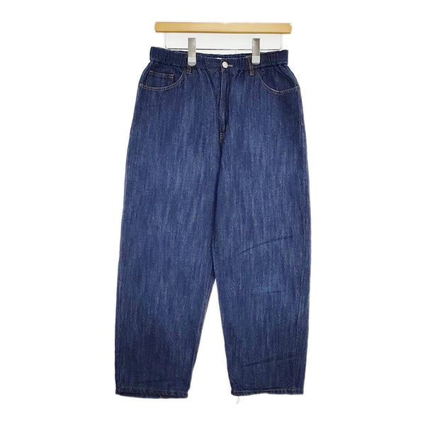 heavenly コットンリネン 10oz イージー デニムパンツ ネイビー レディース ヘブンリー【中古】5-0710M♪