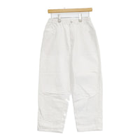 heavenly コットンリネン 10oz イージー デニムパンツ ホワイト レディース ヘブンリー【中古】5-0710M♪