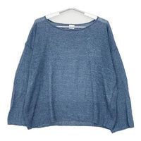 C.T.plage リネン プルオーバー ニット ブルー レディース シーティープラージュ【中古】5-0604M∞