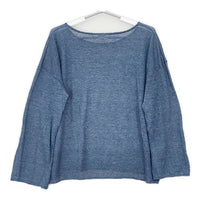 C.T.plage リネン プルオーバー ニット ブルー レディース シーティープラージュ【中古】5-0604M∞