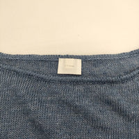 C.T.plage リネン プルオーバー ニット ブルー レディース シーティープラージュ【中古】5-0604M∞