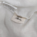 nest Robe 01152-1044 ドット刺繍リネンコクーンドレス ノースリーブチュニック ワンピース オフホワイト レディース ネストローブ【中古】5-0616S∞
