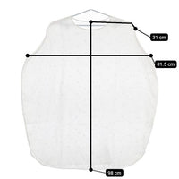nest Robe 01152-1044 ドット刺繍リネンコクーンドレス ノースリーブチュニック ワンピース オフホワイト レディース ネストローブ【中古】5-0616S∞