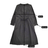 BASIC AND ACCENT ワッシャータイプライターラグランライトコート 定価27500円 Cグレー レディース ベーシックアンドアクセント【中古】5-0415M♪