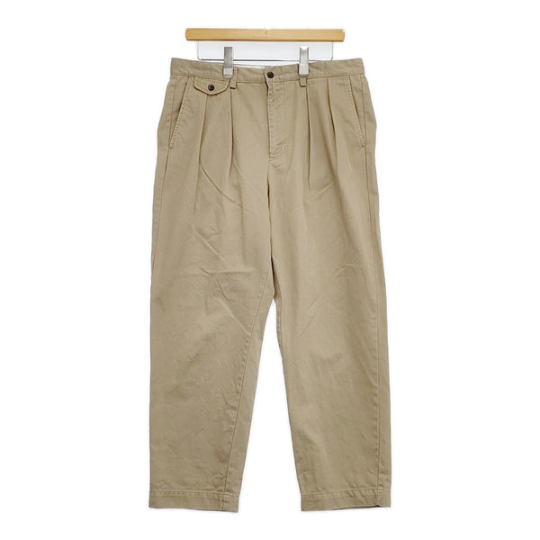 POLO RALPH LAUREN RELAXED FIT リラックスフィット 33/32 タック チノパンツ ベージュ レディース ポロ・ラルフローレン【中古】5-0710M♪