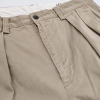 POLO RALPH LAUREN RELAXED FIT リラックスフィット 33/32 タック チノパンツ ベージュ レディース ポロ・ラルフローレン【中古】5-0710M♪