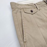 POLO RALPH LAUREN RELAXED FIT リラックスフィット 33/32 タック チノパンツ ベージュ レディース ポロ・ラルフローレン【中古】5-0710M♪