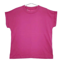SHIPS any USAコットン 8oz HEAVY WEIGHT フレンチ スリーブ 半袖Ｔシャツ カットソー ピンク レディース シップスエニィ【中古】5-0616S∞