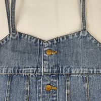 Lee デニムビスチェ LL4692 サイズM 定価8580円 キャミソール 淡色ブルー レディース リー【中古】5-0710M♪