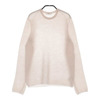 ATON スーパーキッドモヘヤクルーネックニット サイズ02 KRAGCW0717 定価53900円 ニット 24AW ピンク レディース エイトン【中古】5-0415T♪
