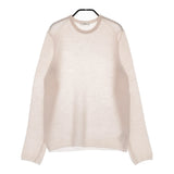 ATON スーパーキッドモヘヤクルーネックニット サイズ02 KRAGCW0717 定価53900円 ニット 24AW ピンク レディース エイトン【中古】5-0415T♪