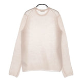 ATON スーパーキッドモヘヤクルーネックニット サイズ02 KRAGCW0717 定価53900円 ニット 24AW ピンク レディース エイトン【中古】5-0415T♪