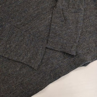 Ebonyivory ウール プルオーバー ニットソー セーター ニット ブルーグレー レディース エボニーアイボリー【中古】5-0917T∞