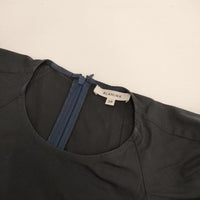 BLAMINK ドルマンショートスリーブブラウス 定価66000円 ブラウス シャツ 濃紺 ネイビー レディース ブラミ ンク【中古】5-0921M∞