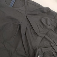 BLAMINK ドルマンショートスリーブブラウス 定価66000円 ブラウス シャツ 濃紺 ネイビー レディース ブラミ ンク【中古】5-0921M∞