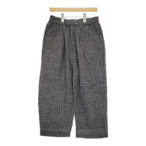 JOURNAL STANDARD LUXE リファインチェックパンツ 定価22000円 24AW ブラック レディース ジャーナルスタンダードラックス【中古】5-0415T♪