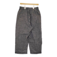 JOURNAL STANDARD LUXE リファインチェックパンツ 定価22000円 24AW ブラック レディース ジャーナルスタンダードラックス【中古】5-0415T♪