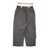 JOURNAL STANDARD LUXE リファインチェックパンツ 定価22000円 24AW ブラック レディース ジャーナルスタンダードラックス【中古】5-0415T♪