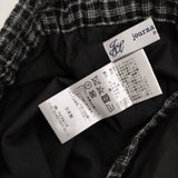 JOURNAL STANDARD LUXE リファインチェックパンツ 定価22000円 24AW ブラック レディース ジャーナルスタンダードラックス【中古】5-0415T♪