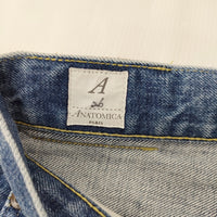 ANATOMICA 618 MARILYN 2 for SALON アダムエロペ別注 マリリン2 サイズ26 デニムパンツ ブルー レディース アナトミカ【中古】5-0710G♪