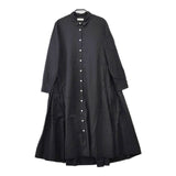 susuri フィンワンピース 定価40000円 シャツドレス 19-251 ワンピース チャコールグレー レディース ススリ【中古】5-0714M∞