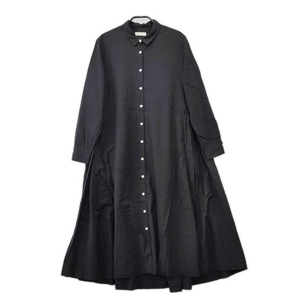 susuri フィンワンピース 定価40000円 シャツドレス 19-251 ワンピース チャコールグレー レディース ススリ【中古】5-0714M∞