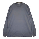 AURALEE LUSTER PLAITING L/S TEE 定価14000円 A20AP03GT 長袖Ｔシャツ カットソー ロンＴ ブルーグレー レディース オーラリー【中古】5-0823M∞