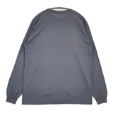 AURALEE LUSTER PLAITING L/S TEE 定価14000円 A20AP03GT 長袖Ｔシャツ カットソー ロンＴ ブルーグレー レディース オーラリー【中古】5-0823M∞