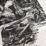 COS French Toile Linen Trousers フレンチトワル リネン パンツ ブラック ホワイト レディース コス【中古】5-0604M∞