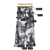 COS French Toile Linen Trousers フレンチトワル リネン パンツ ブラック ホワイト レディース コス【中古】5-0604M∞