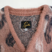 Needles Mohair Cardigan Paisley サイズXS ペイズリー柄 モヘア カーディガン 23AW ピンク メンズ ニードルス【中古】5-0415T♪