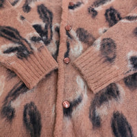 Needles Mohair Cardigan Paisley サイズXS ペイズリー柄 モヘア カーディガン 23AW ピンク メンズ ニードルス【中古】5-0415T♪