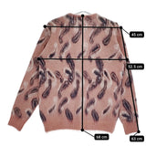 Needles Mohair Cardigan Paisley サイズXS ペイズリー柄 モヘア カーディガン 23AW ピンク メンズ ニードルス【中古】5-0415T♪