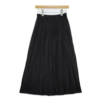 Morris&Sons プリーツロングスカート 20S-KMW-006 ロングスカート ブラック レディース モリスアンドサンズ【中古】5-0823M∞