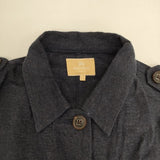 Nigel Cabourn LINEN WOOL ARMY SUIT リネンウールアーミースーツ ベルト付き オールインワン ツナギ ネイビー レディース ナイジェルケーボン【中古】5-1026M∞