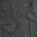 Nigel Cabourn LINEN WOOL ARMY SUIT リネンウールアーミースーツ ベルト付き オールインワン ツナギ ネイビー レディース ナイジェルケーボン【中古】5-1026M∞