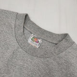 FRUIT OF THE LOOM ヘビーウエイト S 34-36 長袖Ｔシャツ カットソー ロンＴ グレー レディース フルーツオブザルーム【中古】5-0823M∞