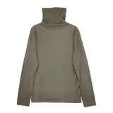 SUNSPEL コットン 英国製 ハイネック 長袖Ｔシャツ カットソー ロンＴ カーキ レディース サンスペル【中古】5-0604M∞