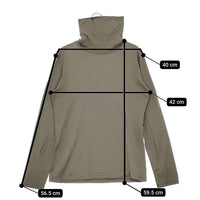 SUNSPEL コットン 英国製 ハイネック 長袖Ｔシャツ カットソー ロンＴ カーキ レディース サンスペル【中古】5-0604M∞